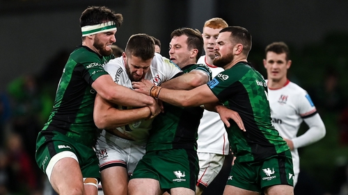 Conor Oliver (right) was Man of the Match for Connacht