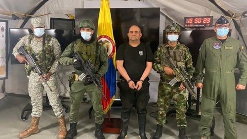 Colombia's most-wanted drug trafficker 'Otoniel' was captured last month