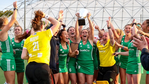 Ireland celebrate their victory
