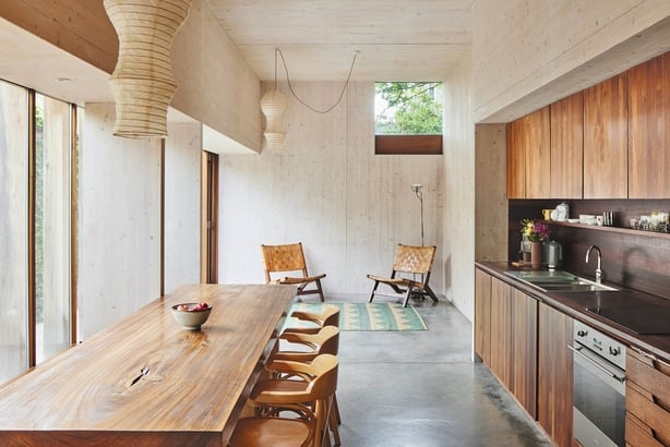 A kitchen with table (Dan Glasser/PA)