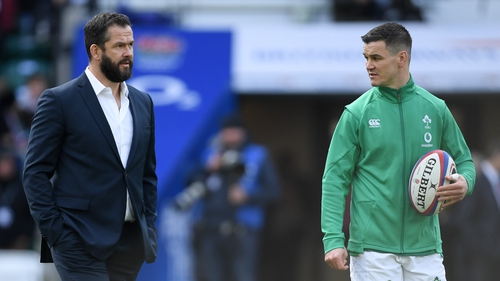 Johnny Sexton looks set to be Andy Farrell's first-choice out-half next month