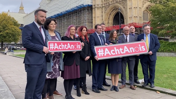Conradh na Gaeilge was joined Conradh na Gaeilge by MPs from Labour, SNP, Plaid Cymru, Alliance, SDLP and Sinn Féin