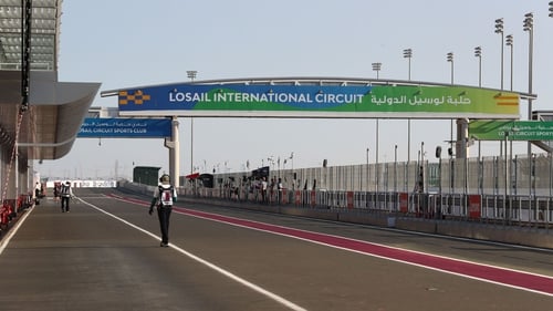 A view of the Losail International Circuit