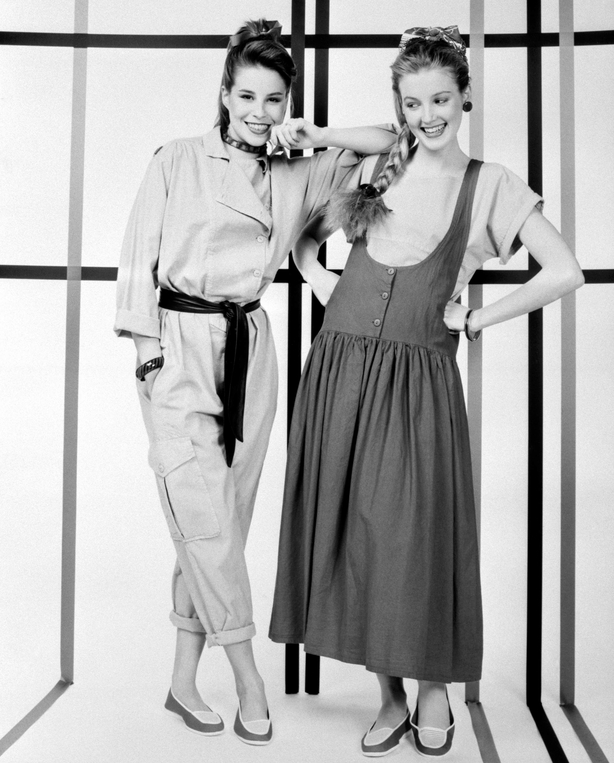 Fashion models in 1984