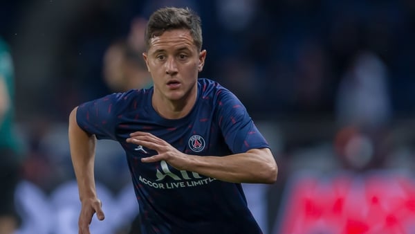 Ander Herrera in action for PSG
