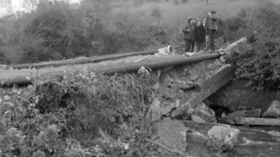 Remains of Munilly Bridge on the border of County Monaghan and County Fermanagh (1971)
