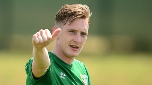 Republic of Ireland intenational Ronan Curtis netted in a 4-1 win for Porstmouth