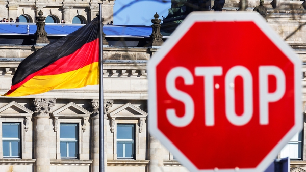Germany's gross domestic product fell by 0.3% in the first three months of 2023