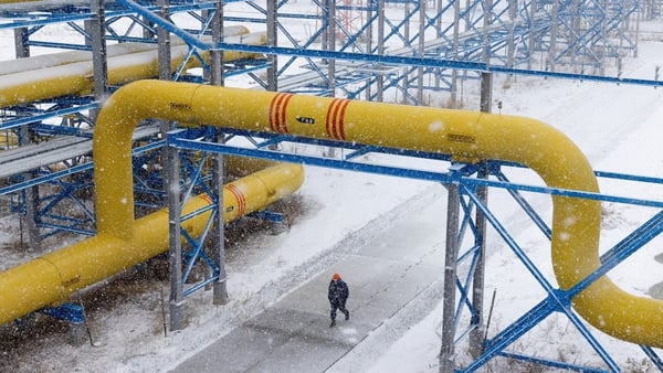 Russia supplies around 40% of the European Union's natural gas supplies