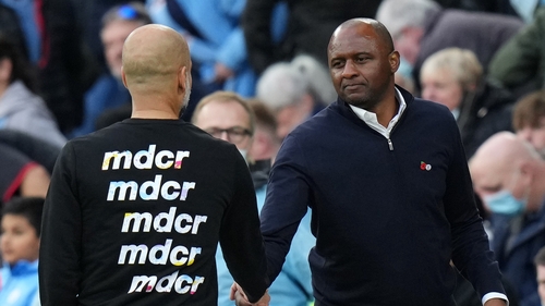 Patrick Viera's Crystal Palace are just outside the top half in the Premier Leagut