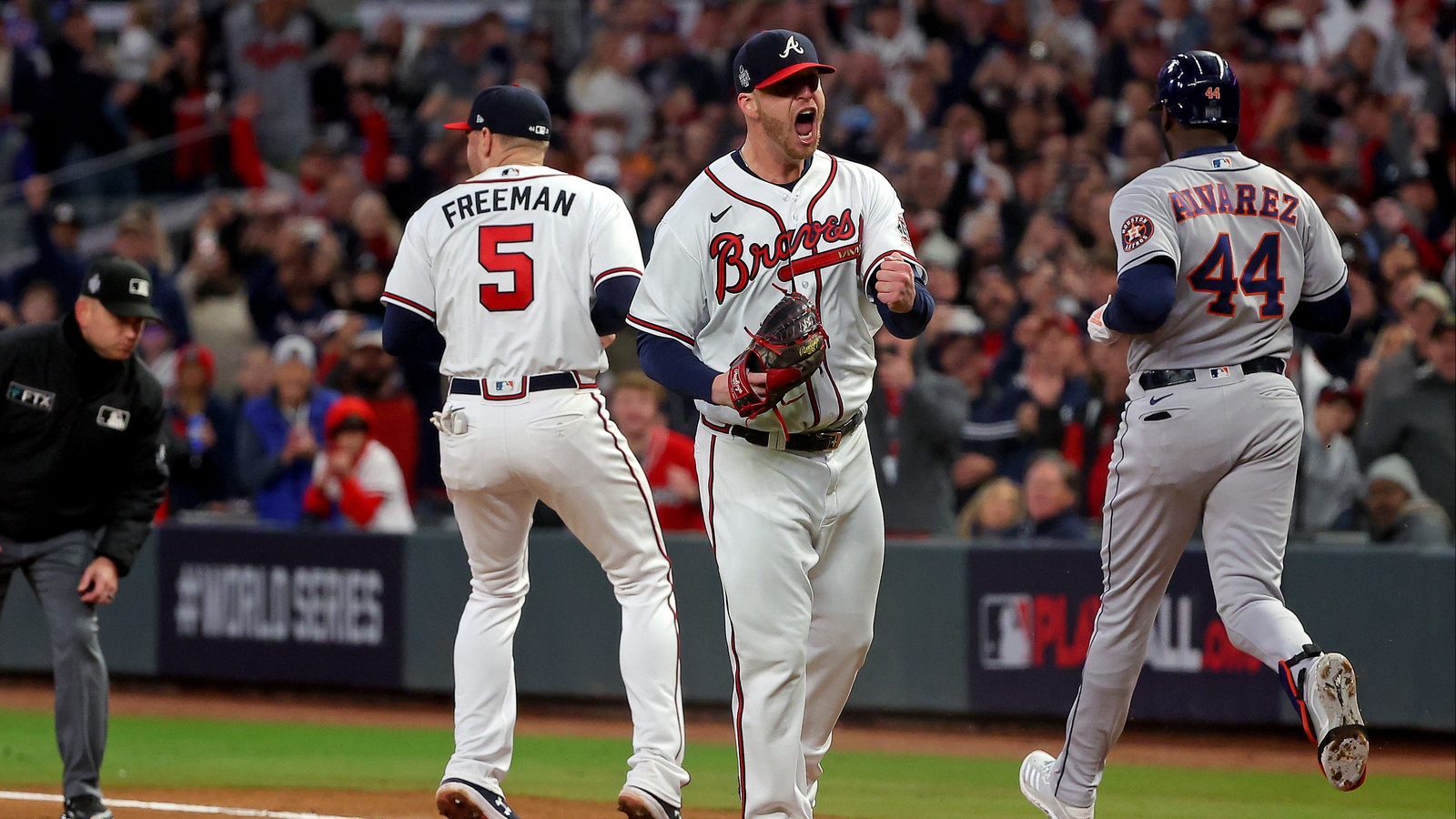 Back-to-back homers by Swanson and Soler against the Astros have Braves on  the brink of a World Series title