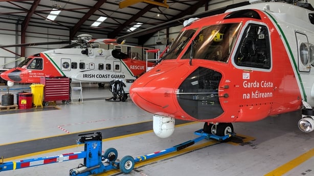 Hangar at Rescue 118 base, Sligo