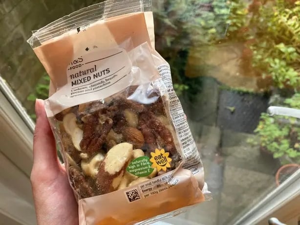 Ella's M&S mixed nuts (Ella Walker/PA)