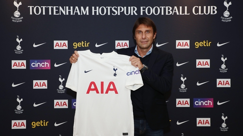 Antonio Conte has been unveiled as Spurs new manager