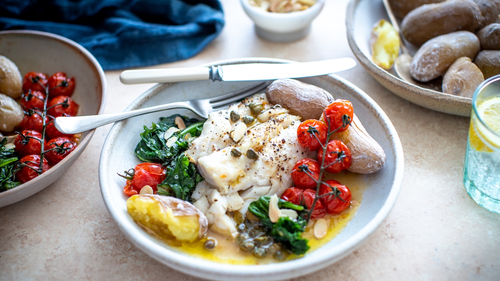 Donal Skehan's brown butter white fish