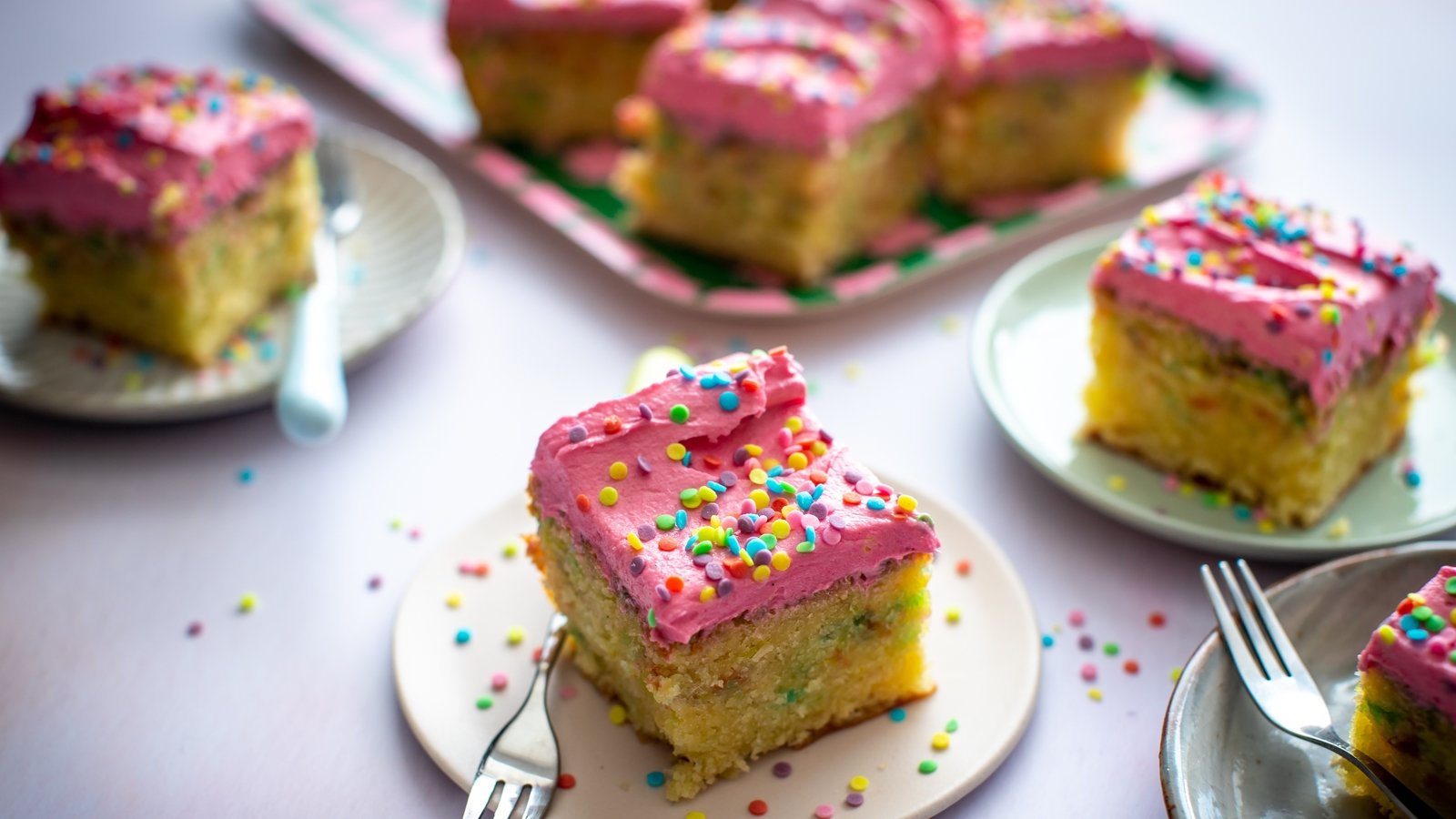 Donal's perfect birthday funfetti cake