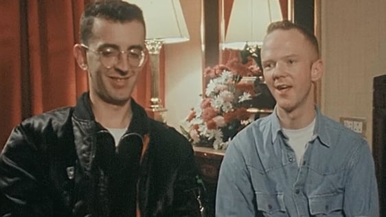 Richard Coles and Jimmy Somerville of The Communards in 1986.