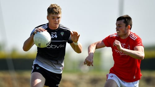 Murphy in action for the Yeats County against Louth during this year's Alllinz League