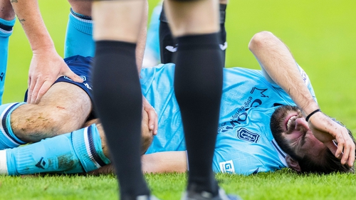 Cillian Sheridan suffered a ruptured Achilles during Dundee's win at St Mirren
