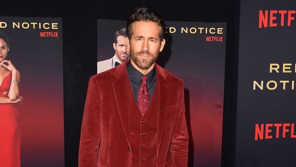Ryan Reynolds at the Los Angeles premiere of his new action-comedy Red Notice