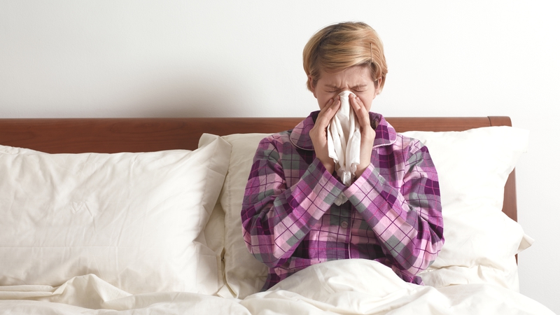 "Common cold symptoms last about seven days - but, in some, they can last up to three weeks" Photo: Getty Images