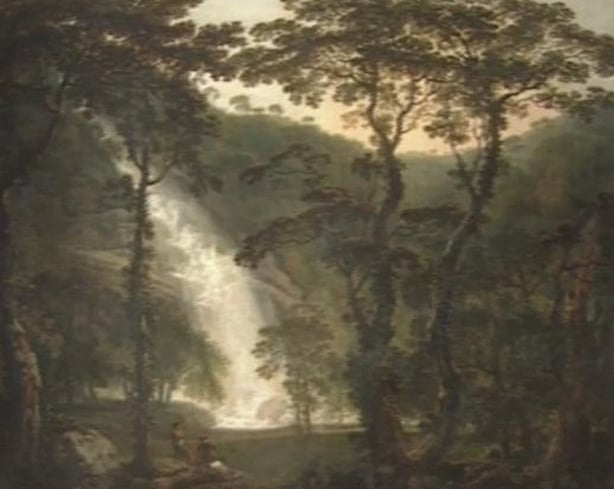 Powerscourt Waterfall by George Barret