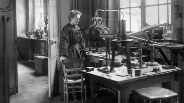 Marie Curie in her laboratory in 1905. Photo: Getty Images