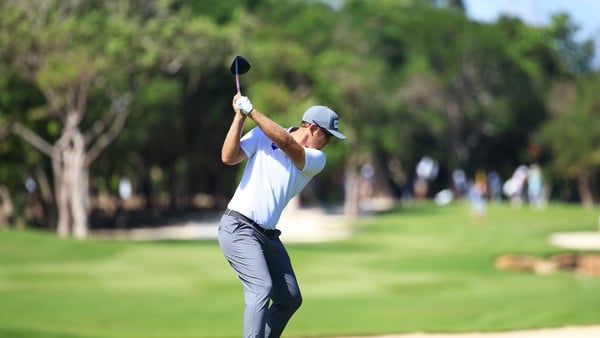 Seamus Power in action in the third round in Mexico