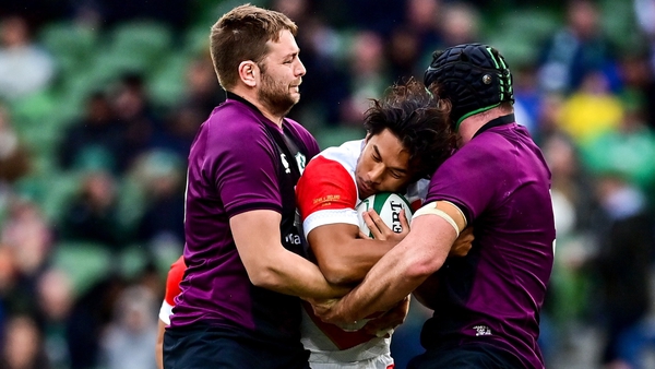 Ireland conceded just one try against Japan