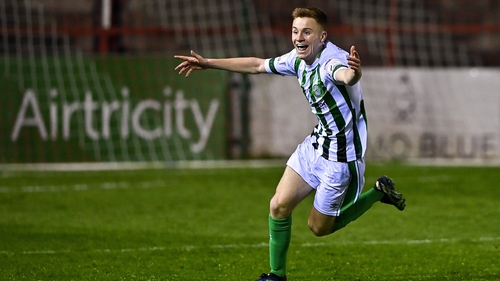 Brandon Kavanagh lashes home the only goal of the tie to put Bray into a showdown with UCD