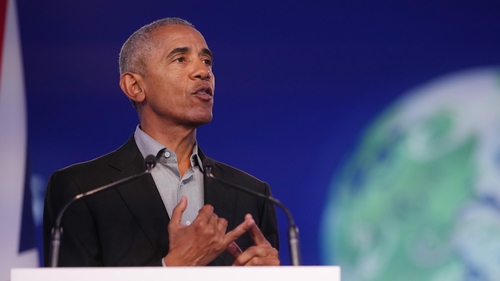 Barack Obama said the world needed to 'step up' its emissions-cutting pledges