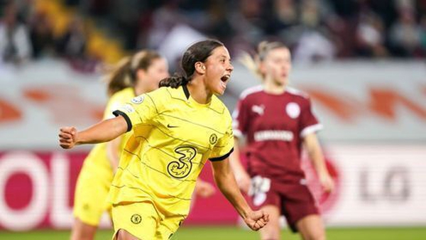 Sam Kerr was on the mark for a rampant Chelsea