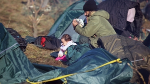 Thousands of migrants are stranded at the Belarus-Poland border
