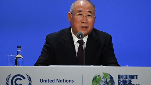 Xie Zhenhua made the surprise announcement at COP26 in Glasgow today