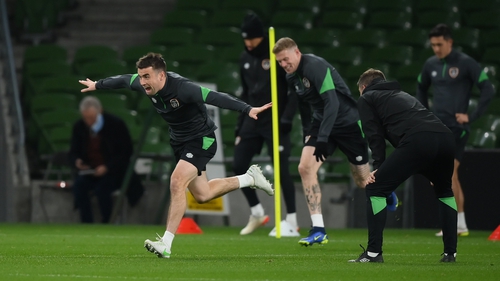 The Ireland team are coming into the contest full of confidence