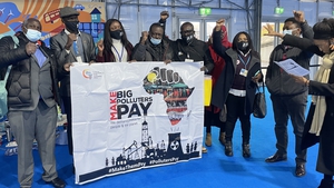 The 'Make Big Polluters Pay' campaign is one of a number of groups from Africa that say the conference has excluded voices of those from the global south or MAPA (Most Affected People and Areas)