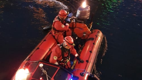Three people were rescued from the Liffey in Dublin this evening (file image: Twitter/ DubFireBrigade)