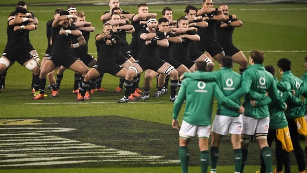 Ireland have won 6% of their Test matches against New Zealand