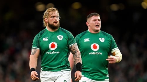 Andrew Porter (L) has signed a contract that will keep him in Ireland until at least July 2025