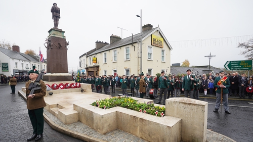 A Remembrance Sunday event in Enniskillen