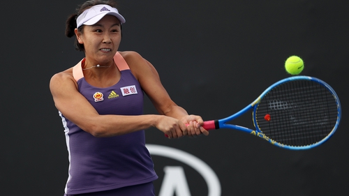 Peng Shuai at the 2020 Australian Open