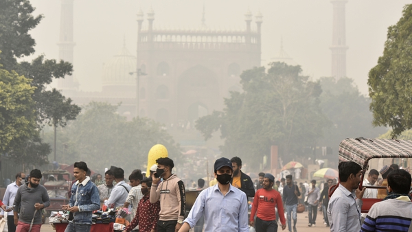 Index of air quality stood at 343 on a scale of 500 in New Delhi