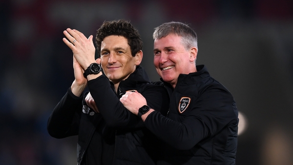 Stephen Kenny praised his players in reaction to supporters chanting his name after the full-time whistle