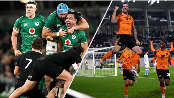 It was a good weekend for the Ireland rugby and soccer teams