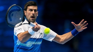 Novak Djokovic won 35 of 39 points on his first serve