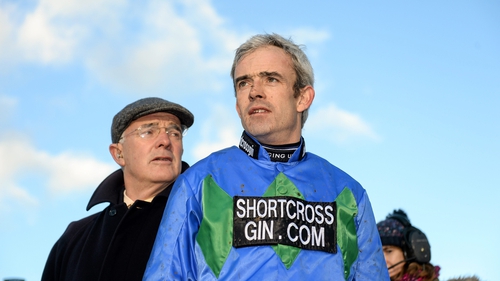 Ruby Walsh was speaking on Game On after his father Ted (back) was present as the raid was carried out on Tuesday