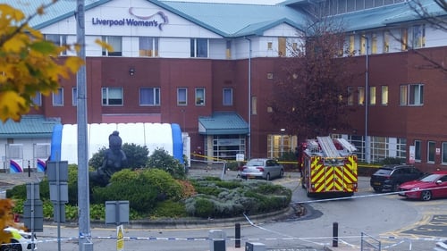 The explosion happened in a taxi in front of the Liverpool Women's Hospital