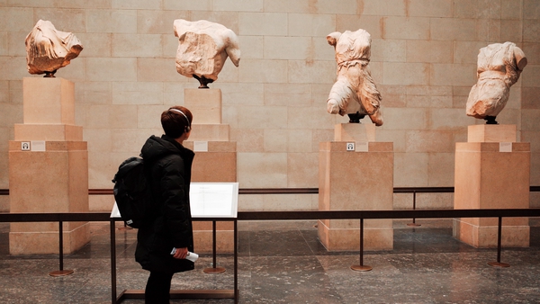 The sculptures were removed from the Acropolis more than 200 years ago