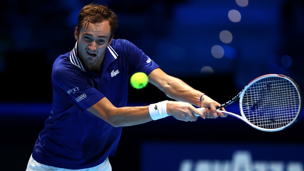 Daniil Medvedev remains on course to defend the title he won for the first time last season