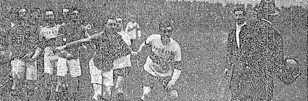 Dan Breen throwing in the ball for the Dublin v Tipperary match at Croke Park Photo: Irish Independent, 22 November 1921